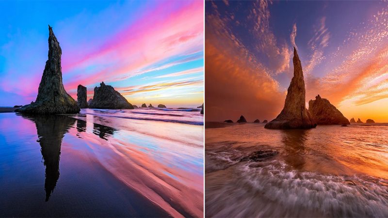 Vertical Wizards Hat: A Natural Wonder in Bandon, Oregon