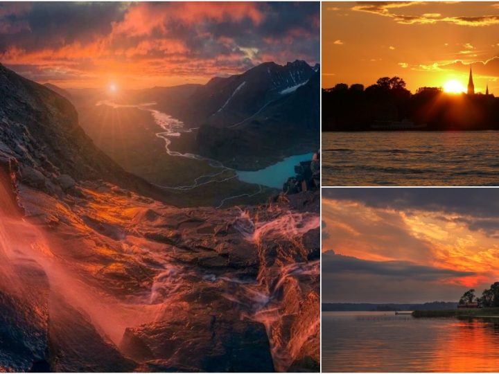 Sweden’s Breathtaking Sunrise: A Spectacle of Nature 🌅