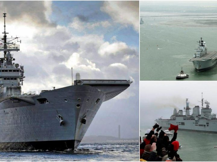 HMS Ark Royal Embarks on Its Final Voyage Before Decommissioning in March 2011