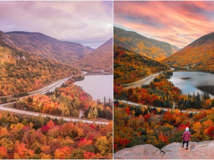 Hike the Artists Bluff Trail in Franconia Notch State Park NH, USA!