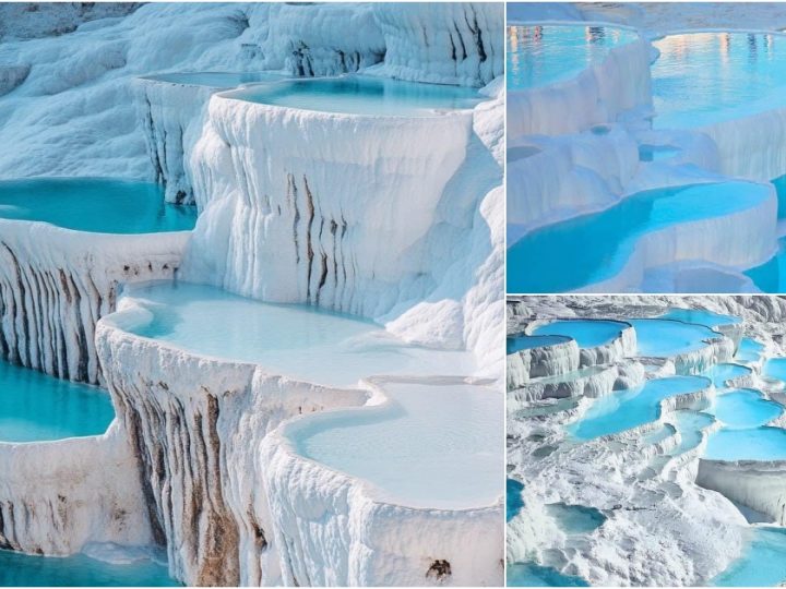 Natural Thermal Pools of Pamukkale, Turkey: A Stunning Geological Wonder